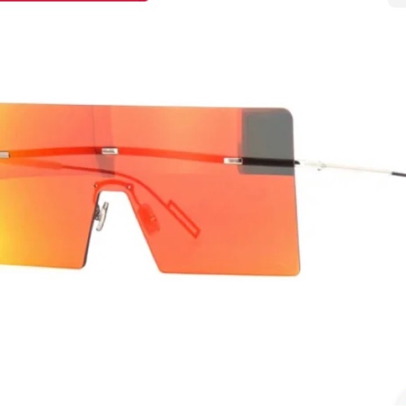 CHRISTIAN DIOR Mirrored Orange/Yellow Sunglasses! - Picture 4 of 4